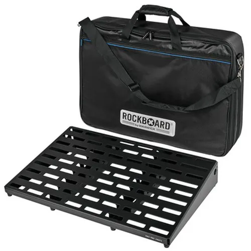 CINQUE 5.2 Pedalboard mit Gig Bag - Stabiles Pedalboard aus kaltgewalztem Aluminium, ideal für Effekte. Innovatives Slot-Design ermöglicht einfache Kabelverlegung. Inklusive praktischer Gigbag für den sicheren Transport.