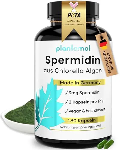 Spermidin Kapseln hochdosiert aus Chlorella