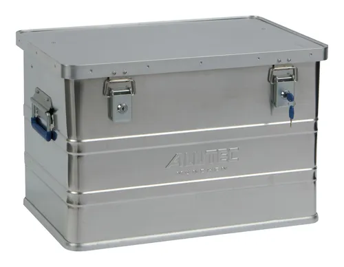 Alutec Alubox Classic 68 11068 - 68 Liter, abschließbar und stapelbar, korrosions- und witterungsbeständig, ideal für Werkstatt und Outdoor