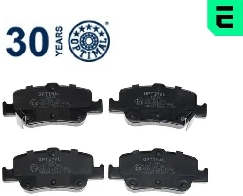 Produktbild Optimal Bremsbelagsatz BP-12484 für Scheibenbremsen