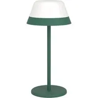 EGLO LED Tischlampe Meggiano - Dimmbar & Kabellos für Outdoor - Tischlampe für den Außenbereich mit abnehmbarem, magnetischem Lampenschirm. Ideal zum Camping oder im Garten, spritzwassergeschützt (IP54) und mit warmweißem sowie RGB Licht für eine einladende Atmosphäre.