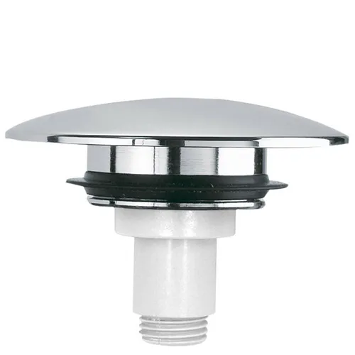 Tres Deckel für Click-clack-Ablaufventil Chrom - Hochwertiger Chrom-Deckel für Click-clack-Ablaufventile, ideal für stilvolle Badezimmergestaltung und einfache Handhabung.