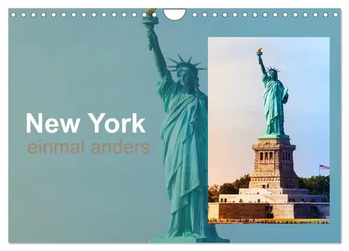 New York - einmal anders (Wandkalender 2026 DIN A4 quer), CALVENDO Monatskalende