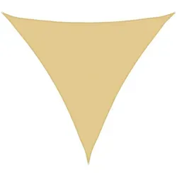 furnicato Sonnensegel Dreieck 3,6m x 3,6m in Sand – Optimaler Schutz vor Sonne