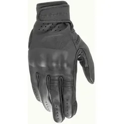 Alpinestars Dyno Handschuhe - Schwarz/Schwarz - L - Motorradhandschuhe aus strapazierfähigem Ziegenleder mit hervorragendem Knöchelschutz und Touchscreen-Kompatibilität für maximalen Komfort und Sicherheit.