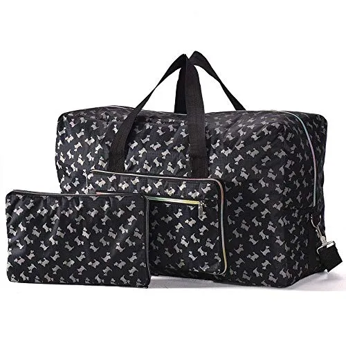 Arxus Große Faltbare Reisetasche Tragen Sie die Reisetasche am Wochenende über dem Gepäck mit Schultergurt