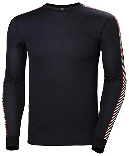 Helly Hansen HH Lifa Stripe Crew navy (597) S von Helly Hansen