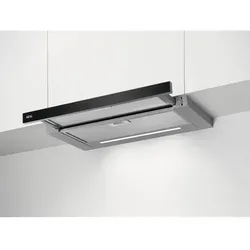AEG 6000 ExtractionTech / Flachschirmhaube / 60 cm / Grau DPE5660G - Silber