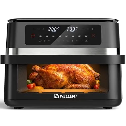 WELLENT 12L XXL Heißluftfritteuse 2950W