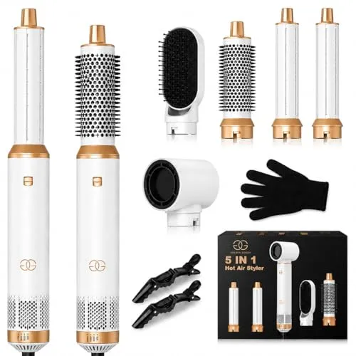 Airstyler 5-in-1 von Golden Goods – Multifunktionaler Hairstyler