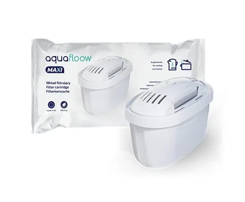 Wasserfilter Kartuschen Aquafloow Kompatibel mit BRITA Maxtra+ Filter, Britta Wasserfilter Kartuschen, 4er Pack