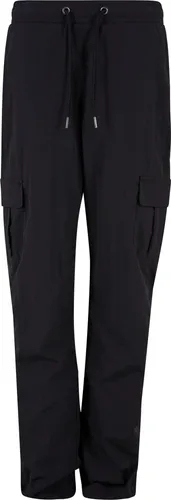 Urban Classics Damen Hose Ladies Nylon Cargo Pants Black S - Damen-Hosen, stylische Cargo Pants aus strapazierfähigem Nylon für einen lässigen Look und optimale Bewegungsfreiheit.