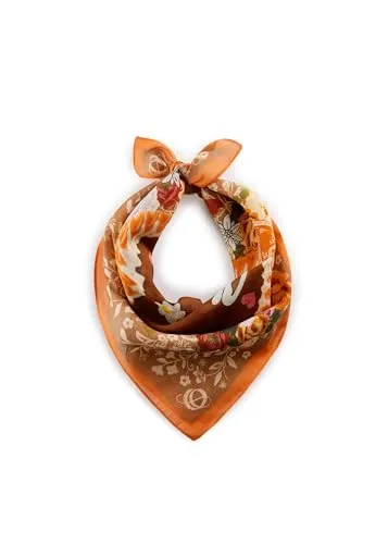 CODELLO Oktoberfest Trachtentuch in orange von CODELLO