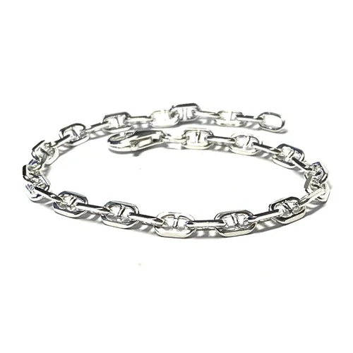 Armband 925/- Sterling Silber Steganker stabil beweglich 20cm