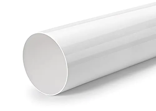 Naber COMPAIR flow round 150 R-1000 System 150 Rundrohr - Dunstabzugshauben-Zubehör, 1000mm Länge und 150mm Durchmesser für optimale Luftzirkulation und effiziente Entlüftung.