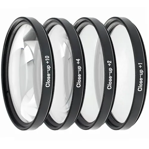 ayex Close up Makro Linsen Set 52mm - 4 teilig (+1, +2, +4, +10)