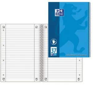 Oxford Collegeblock 100050404, A4, Innen- und Außenrand 90 g/m² f. Linkshänder, liniert