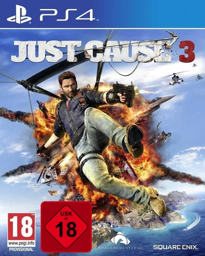 Just Cause 3 für Sony PlayStation 4 - Action & Abenteuer Spiel mit USK ab 18 Jahren, erlebe explosive Freiheit und unvergessliche Missionen in einer offenen Welt.