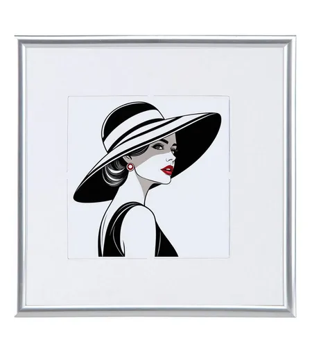 IDEAL TREND Bilderrahmen New Lifestyle Kunststoff Bilderrahmen quadratisch Foto Rahmen Picture, für 1 Bilder (1 St)