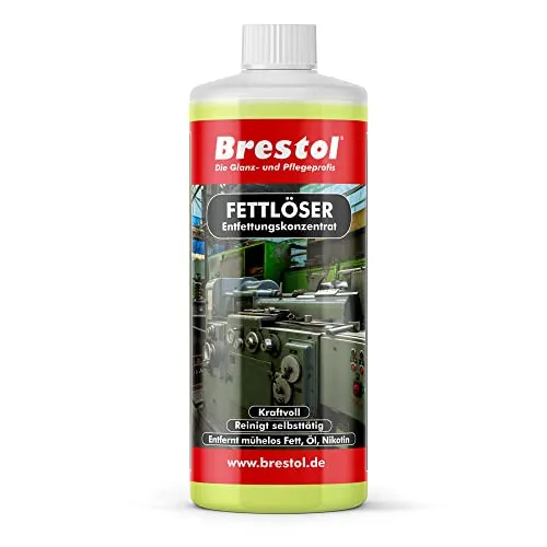 FETTLÖSER Konzentrat 1000 ml - Reinigungskonzentrat löst Öl & Ruß Nikotinentferner Allzweckreiniger - Poolreiniger Rußlöser Rußentferner Fettentferner Entfetter