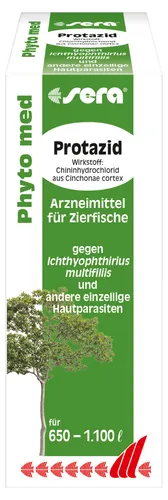 Sera phyto med Protazid 100ml Arzneimittel gegen Ichthyophthirius Hautparasiten