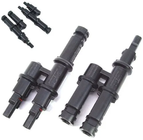 Apex Y-Solarstecker 2er Pack für Solarkabel - Praktischer Y-Solarstecker Adaptersatz für die effiziente Parallelschaltung von Solarmodulen. Hohe Nennspannung von 1500V DC und max. 70A. Robuste Qualität für zuverlässige Verbindungen in verschiedenen Umgebungen.