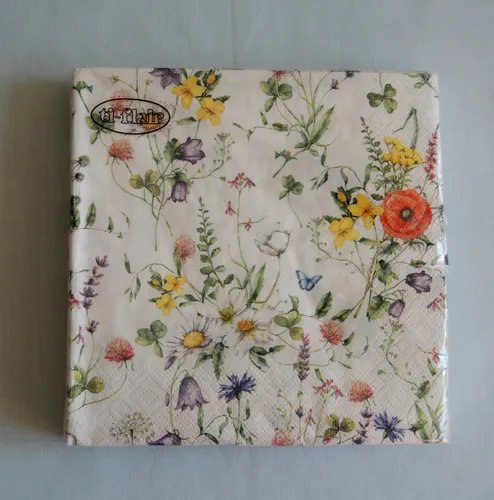 Papierservietten Weiß von ti-flair