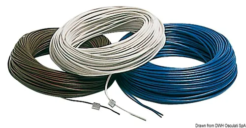 Produktbild Kupfer Kabel schwarz 2.5 mm² 100 m Osculati 14.150.25NE