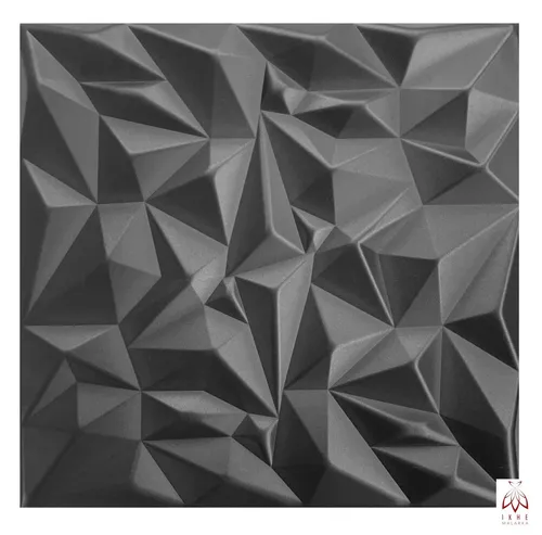 IKHEMalarka 3D Wandpaneel aus Polystyrol Styropor XPS, BxL: 50,00x50,00 cm, 0,25 qm, (72-tlg) 3D Paneelen für Decken & Wand 50x50cm