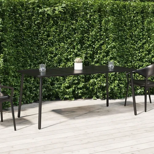 Gartentisch Anthrazit 165x80 cm – Stilvoller Esstisch für Terrasse und Balkon
