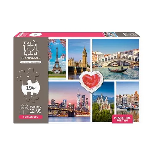 Puzzle für Senioren – Städte & Wahrzeichen | TEAMPUZZLE für alle Generationen