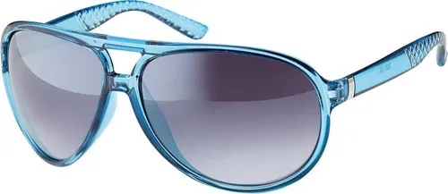 Gil Damen Sonnenbrille Runde Designer 80er Piloten Urlaub Sommer Strand Brille 30419 Blau Schwarz