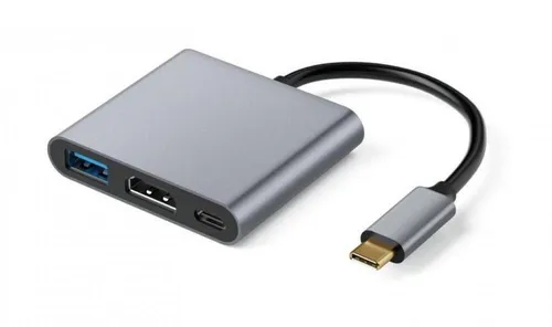 USB-C 3in1 Hub – USB-C zu USB 3.0, HDMI 4K@60Hz, USB-C PD
