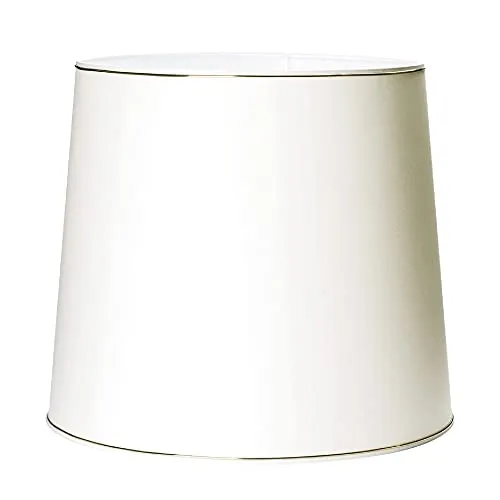 Großer Ersatz Lampenschirm 50cm mit Goldkante