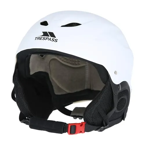 Trespass Skihelm Skyhigh mit herausnehmbaren Ohrlaschen - Skihelm mit CE EN1077 Sicherheitsstandard, Skibrillenhalter und verstellbarem Ventilationssystem für optimalen Komfort und Schutz auf der Piste.