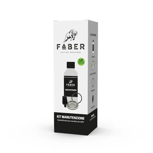 FABER COFFEE MACHINES | Wartungsset für Kaffeepadmaschinen | Entkalker speziell zum Entsperren und Reinigen von Kesseln
