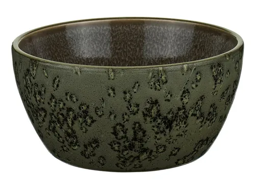 Bitz Schale Bowl matt green / shiny grey 12 cm, Steinzeug, (Bowls)