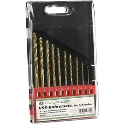 Hss Bohrersatz Für Schrauber, 1,5...6 Mm, 10-teilig