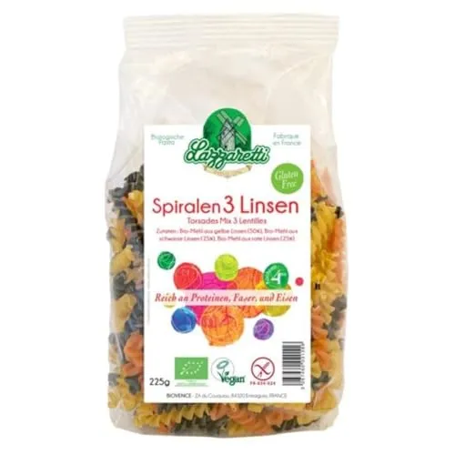 Lazzaretti Spiralen, 3 Linsen, 225g (1)