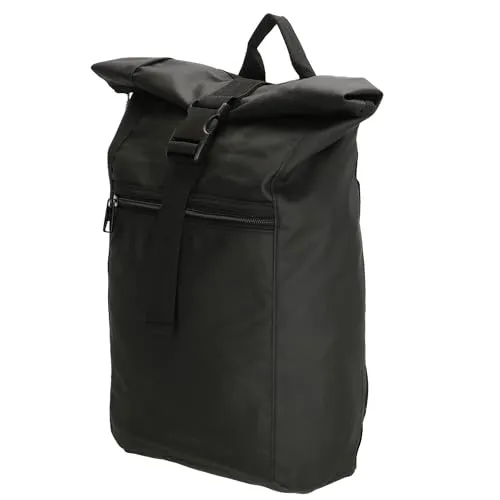 Christian Wippermann Rollup Rucksack für Damen und Herren - Regenfester Rucksack aus 100% Polyester mit gepolstertem Laptopfach (15 Zoll) und verstellbarem Schulterriemen, ideal für Fahrradfahrer und unterwegs.