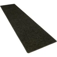 Snapstyle Hochflor Velours Teppich Läufer Mona Schwarz 100x100cm - Dichter und weicher Velours Teppich in Schwarz, ideal für jedes Zuhause. Pflegeleicht und geeignet für Fußbodenheizung, sorgt er für ein stilvolles Ambiente in jedem Raum.