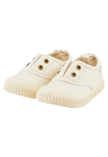 Sterntaler Sneaker Uni – Leichter Slip-on Kinderschuh aus Baumwolle - Praktischer Slip-on Sneaker mit elastischem Gummizug für einfaches An- und Ausziehen. Rutschfeste TPR-Sohle bietet sicheren Halt und Flexibilität für die ersten Schritte. Hochwertige Baumwolle sorgt für Komfort und Atmungsaktivität.