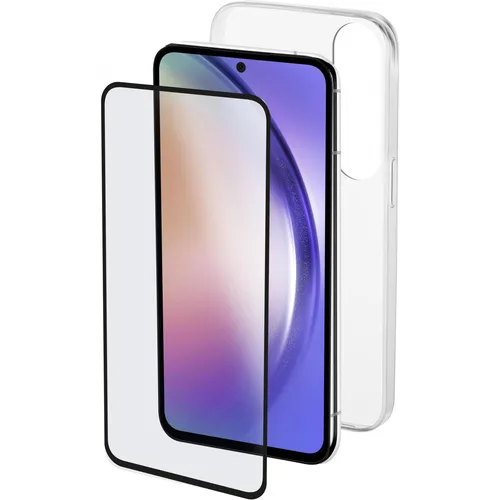 Cellularline Protection Kit für Samsung A55 5G - Smartphone-Zubehör mit umfassendem Schutz für dein Samsung A55 5G, inklusive Hülle und Displayschutz für maximale Sicherheit.