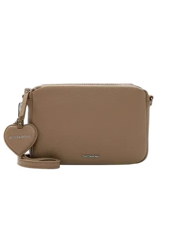 Emily & Noah Umhängetasche E&N Enie 64991 - Stylische Damen Umhängetasche in zweifarbigem taupe, aus hochwertiger Feinsynthetik mit sicherem Reißverschluss und verstellbarem Umhängeriemen für optimalen Tragekomfort.
