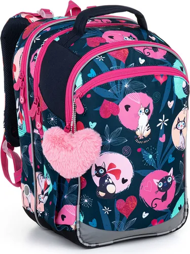 Schulrucksack Katzen Topgal COCO 22054