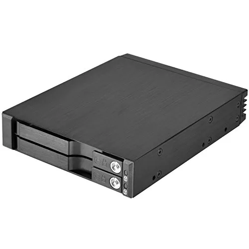 SilverStone 71093 SST-FS202B - Trägerloser Aluminium Hot Swap-Wechselrahmen - Dockingstation für 2 x 2,5