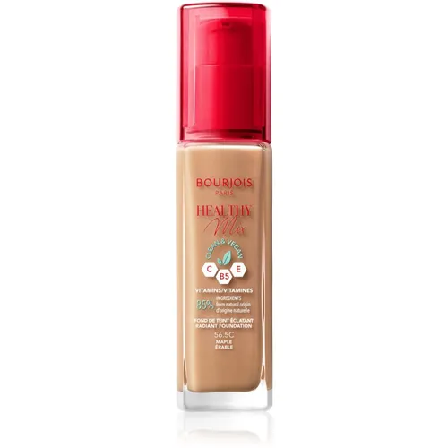 Bourjois Healthy Mix aufhellendes, feuchtigkeitsspendendes Make-up 24 Std. Farbton 56.5C Maple 30 ml