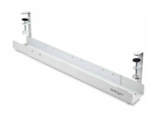 StarTech.com Kabelmanagementfach 120 cm - Unter Tisch montierbar - Kabelkanäle - Praktisches Clamp-on Design für sauberes Kabelmanagement unter dem Tisch, ideal für ein aufgeräumtes Arbeitsumfeld.