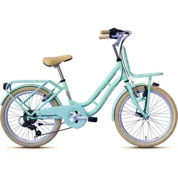 WYNN Kinderrad 20 Zoll KID1.0 türkis Rahmenhöhe 30 cm 6 Gänge V-Brake - Türkis