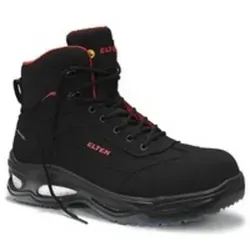 Sicherheitsschnürstiefel OWEN black Mid 769470 - ESD S2, Größe 40 - Arbeits- & Schutzkleidung: Robuste Sicherheitsschnürstiefel mit ESD S2 Schutz, hydrophobiertem Obermaterial und gepolsterter Lasche für hohen Tragekomfort.